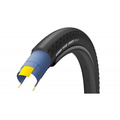 Покрышка 700x40 (40-622) GoodYear COUNTY Ultimate tubeless complete, folding, black, 120tpi