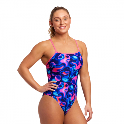 Жіночий купальник для плавання Funkita Ladies Single Strap One Piece Liquid Lights (FS15L71655)