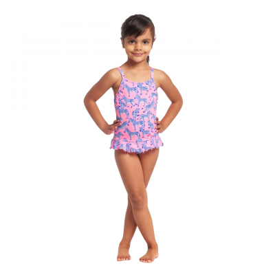 Дитячій купальник для плавання Funkita Toddler Girl's Belted Frill One Piece Twinkle Toes (FKS040G71749)