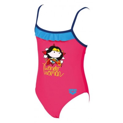 Детский купальник Arena WONDER WOMAN ROUCHE KIDS GIRL (002077-918)