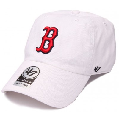 Кепка 47 Brand CLEAN UP RED SOX (B-RGW02GWS-WH)