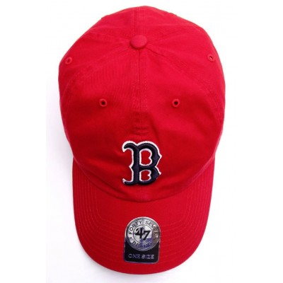 Кепка 47 Brand CLEAN UP RED SOX (B-RGW02GWS-WH)