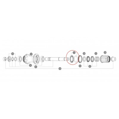 Ремкомплект Mavic V2252701 сменная муфта корпуса втулки ID360