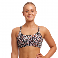 Жіночий топ для плавання Funkita Ladies Hold Steady Crop Top Some Zoo Life (FKS055L71809)