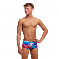 Дитячі плавки для плавання Funky Trunks Boy's Sidewinder Trunks Smokin Hot (FTS015B71988)