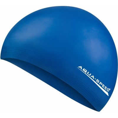 Шапка для плавання Aqua Speed SOFT LATEX 5725 темно-синій OSFM (122-02)