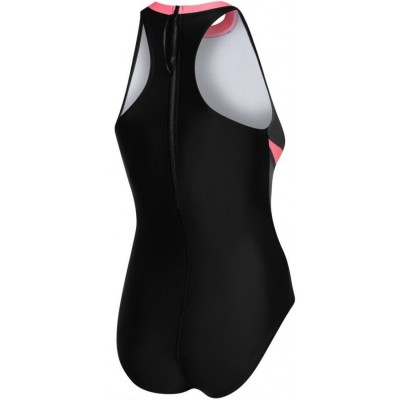 Купальник закритий для жінок Aqua Speed ​​NINA 6400 чорний, сірий, кораловий Жін 36 (S) (344-133)