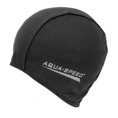 Шапка для плавання Aqua Speed POLYESTER CAP 5762 чорний OSFM (091-07)