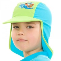 Кепка сонцезахисна Aqua Speed ​​SURF-CLUB CAP 2038 зелений, блакитний дит 104см (384-04)