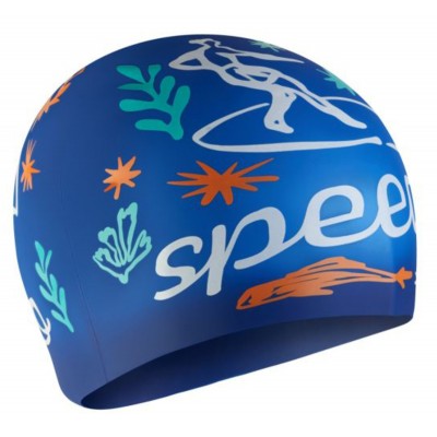 Шапка для плавання Speedo SLOGAN PRT CAP JU/JF/JM