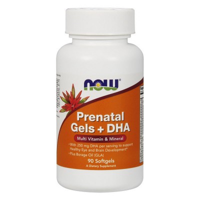 NOW Prenatal Gels + DHA (90 softgel)