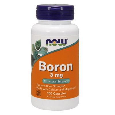 NOW Boron 3 mg (100 caps) NOW Boron 3 mg (100 caps)