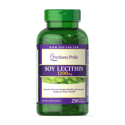 Puritan's Pride Soy Lecithin 1200 mg (250 softgels) Puritan's Pride Soy Lecithin 1200 mg (250 softgels)