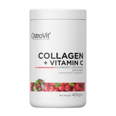OstroVit Collagen + Vitamin C (400 g, cucumber & mint)