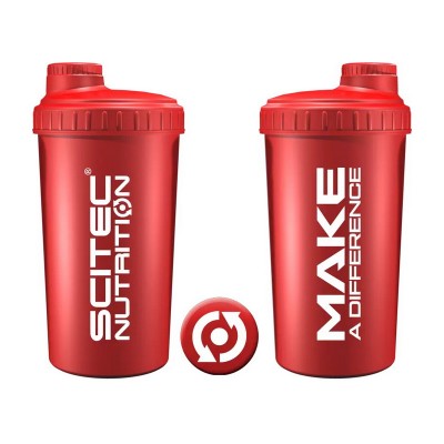 Scitec Nutrition Shaker Scitec Nutrition Make A Difference (700 ml, red)