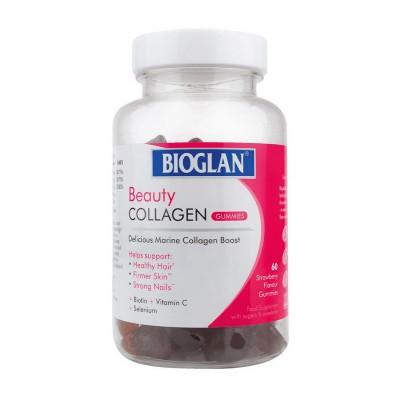 Bioglan Beauty Collagen Gummies (60 gummies, strawberry)