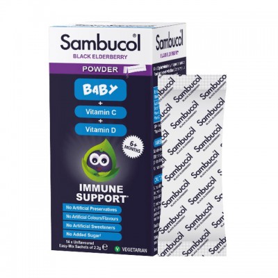 Sambucol Baby Vitamin D + C (14 sachets) Sambucol Baby Vitamin D + C (14 sachets)