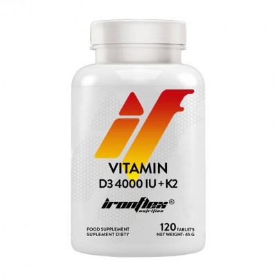 IronFlex Vitamin D3 4000+K2 (120 tab)