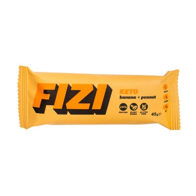 Fizi Keto Protein Bar (45 g, banana + peanut) Fizi Keto Protein Bar (45 g, banana + peanut)
