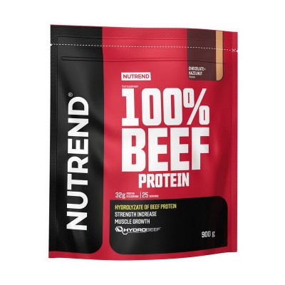 Nutrend 100% Beef Protein (900 g, chocolate + hazelnut)