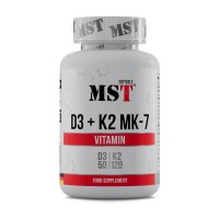 MST Vitamin D3 + K2 MK-7 (60 sgels)