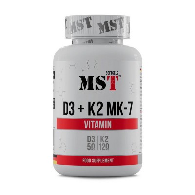 MST Vitamin D3 + K2 MK-7 (60 sgels)