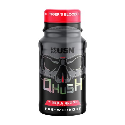 Qhush Pre-workout Shot (60 ml, tiger's blood)