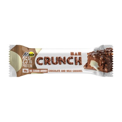 Crunch Bar No Sugar Added (50 g, chocolate and milk caramel)