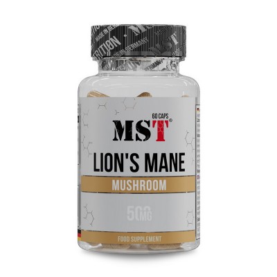 MST Lion's Mane Mushroom 500 mg (60 caps)