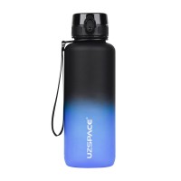 UZSPACE Uzspace Frosted Gradient Waterbottle 3056 (1,5 L, black/blue)