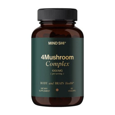 Mind Shi 4Mushroom Complex 1000 mg (60 veg caps) Mind Shi 4Mushroom Complex 1000 mg (60 veg caps)