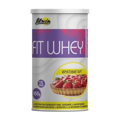 FitWin Fit Whey (450 g, фруктовий тарт)