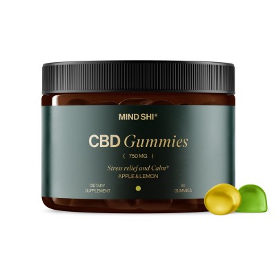 Mind Shi CBD Gummies 750 mg (30 gummies, apple & lemon) Mind Shi CBD Gummies 750 mg (30 gummies, apple & lemon)