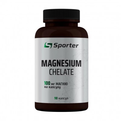 Sporter Magnesium Chelate 100 mg (90 caps)