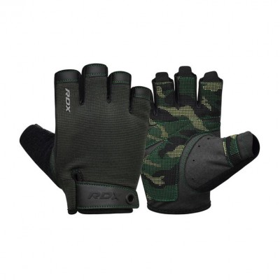 RDX RDX T2 Half Army Gloves Green (M size)