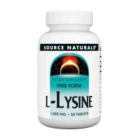 Source Naturals L-Lysine 1000 mg (50 tabs)