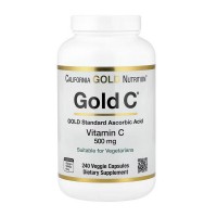California Gold Nutrition Gold C Vitamin C 500 mg (240 veg caps) California Gold Nutrition Gold C Vitamin C 500 mg (240 veg caps)
