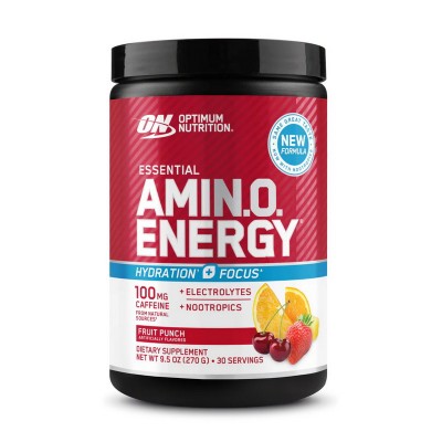 Optimum Nutrition Amino Energy Hydration + Focus (270 g, fruit punch)
