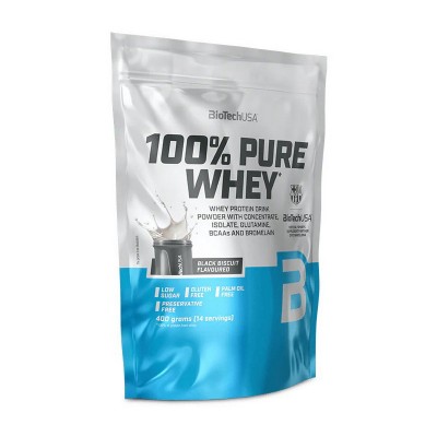 BioTech 100% Pure Whey (400 g, black biscuit) BioTech 100% Pure Whey (400 g, black biscuit)