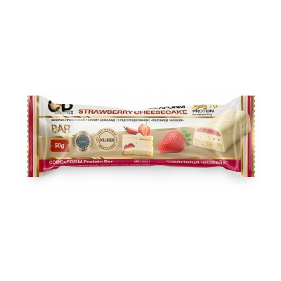 CODEXFORM 34% Protein Bar (50 g, strawberry cheesecake) CODEXFORM 34% Protein Bar (50 g, strawberry cheesecake)