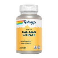 Solaray Cal-Mag Citrate (90 vegcaps)