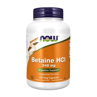 Betaine HCL 648 mg (120 caps)