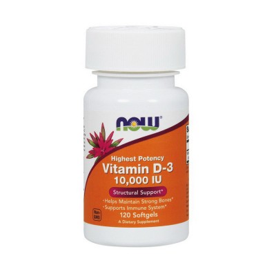 Vitamin D-3 250 mcg (10,000 IU) (120 softgels)