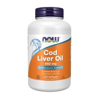 NOW Cod Liver Oil (250 softgels)