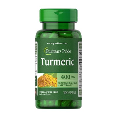 Puritan's Pride Turmeric 400 mg (100 caps) Puritan's Pride Turmeric 400 mg (100 caps)