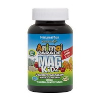 Natures Plus Animal Parade Mag Kidz (90 animal-shaped tabs, cherry)
