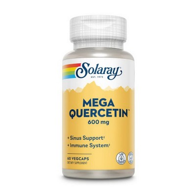 Solaray Mega Quercetin 600 mg (60 veg caps) Solaray Mega Quercetin 600 mg (60 veg caps)