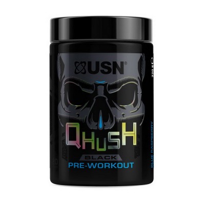 Qhush Black Pre-workout (220 g, blue raspberry)