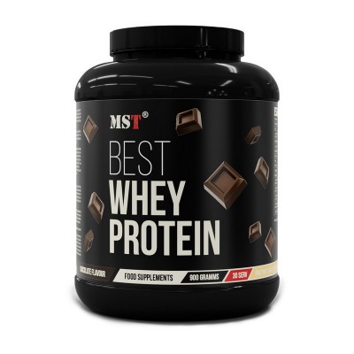 MST Best Whey Protein + Enzyme (900 g, strawberry)