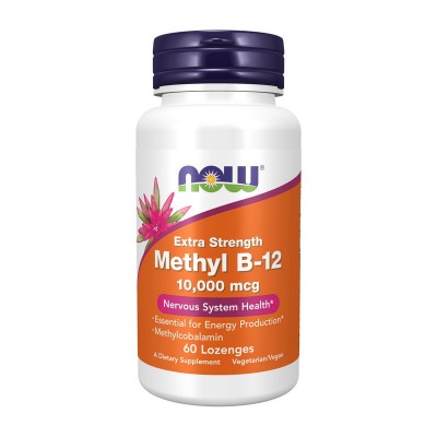NOW Methyl B-12 10000 mcg (60 Lozenges)